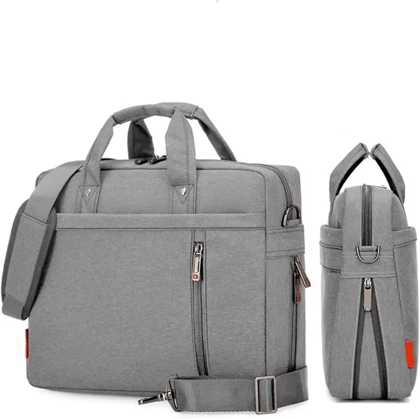 Laptop Shoulder Bag Shockproof Waterproof Laptop Bag 13 15 17 Inch Laptop Case Messenger Notebook Bag(Black,15-inch)
