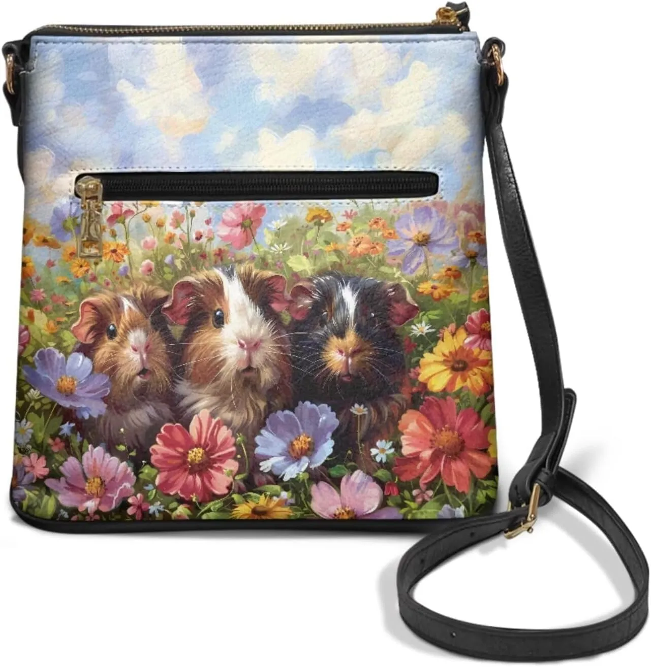 Leather Crossbody Bags with Wallet for Women Casual Shoulder Bag Womens Hobo Purses Handbags