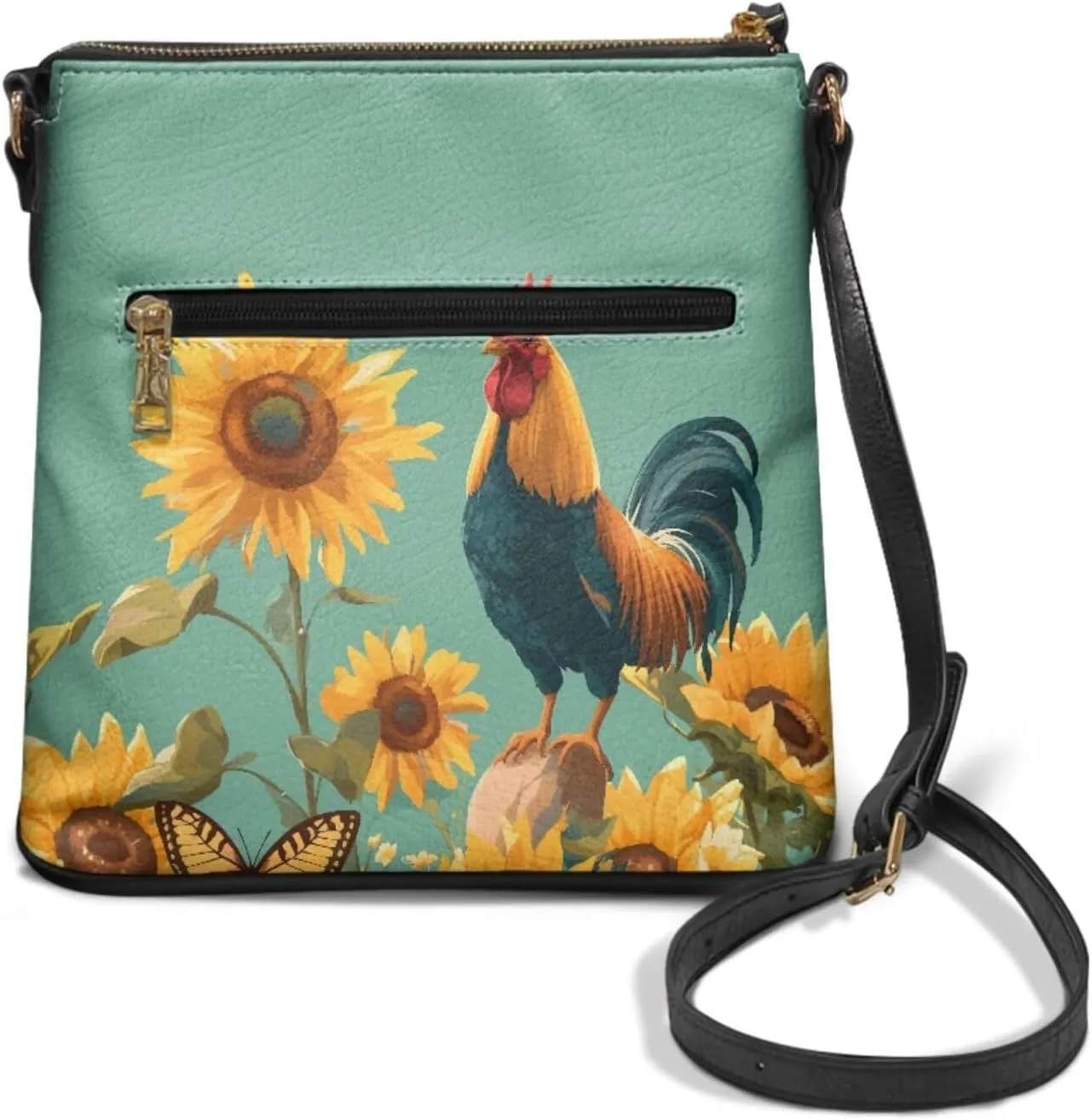 Leather Crossbody Bags with Wallet for Women Casual Shoulder Bag Womens Hobo Purses Handbags