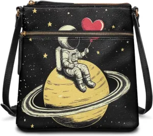 Leather Handbags for Women Hobo Valentine's Day Zippered Crossbody Purse