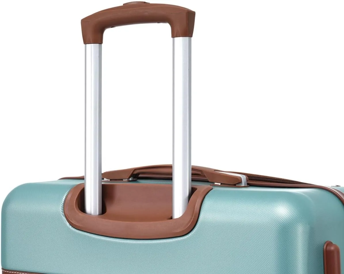 Lightweight 1 Piece 20 IN TSA Lock "intage Luggage" Spinner Wheels Lightweight Suitcase Spinner Wheels,Carry on Vintage Luggage 20 IN Luggage 1 Piece with TSA lock (green,28inch)