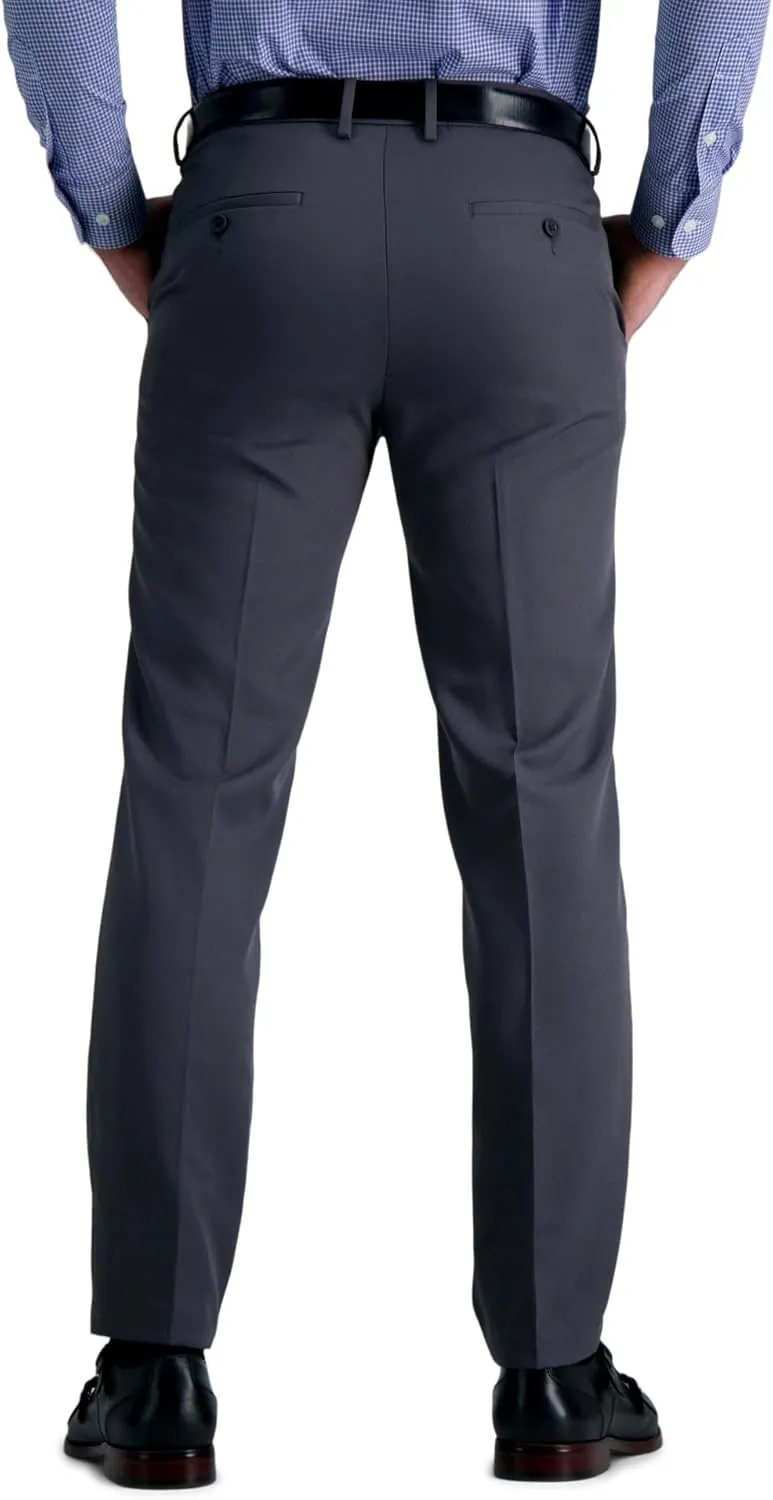 Louis Raphael Men's Slim Fit Stretch Premium Gabardine Dress Pant