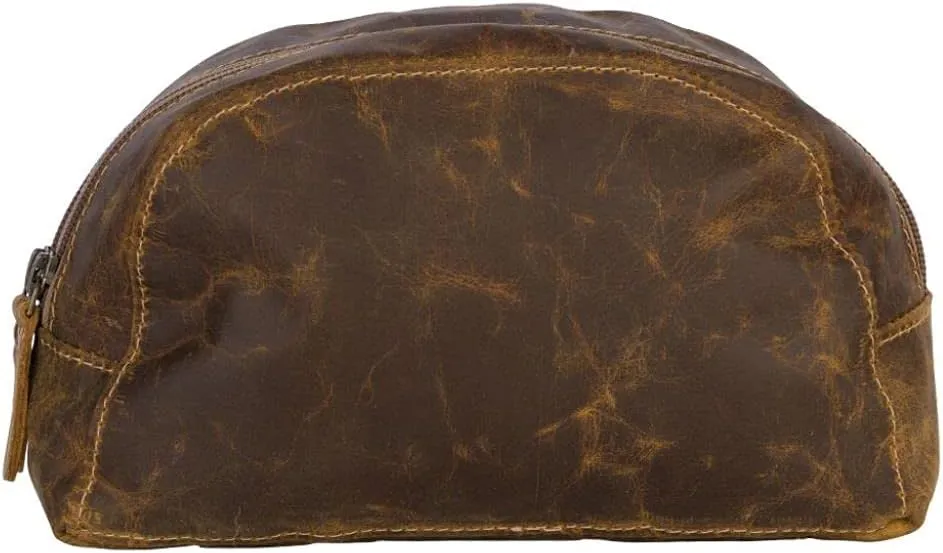 Myra Bag Molten Handsomeness Make-Up Kit (Big) Upcycled Leather S-2258