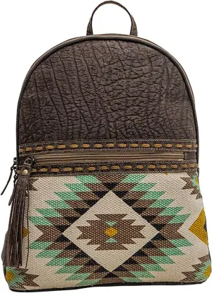 Myra Bag Western Leather Backpack Bag for Women - Absol