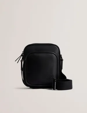 Nelvin Nylon Tb Script Flight Crossbody Bag Black