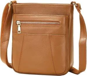 NIUCUNZH Genuine Leather Crossbody Bags Womens Lightweight Shoulder Purse ladies Small Hobo Handbag