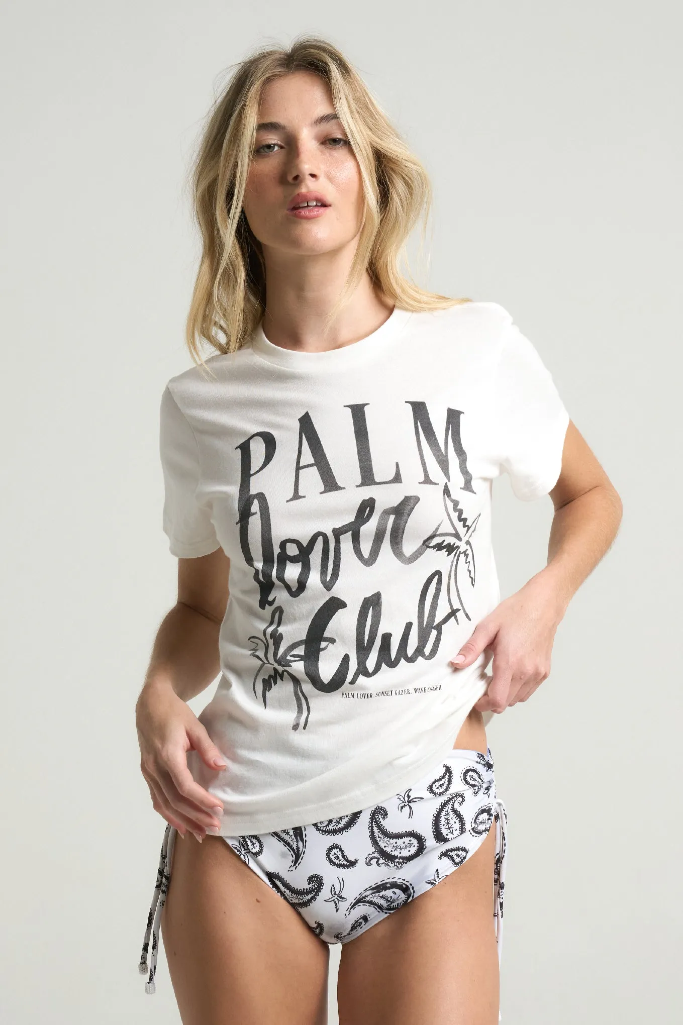 Palm Black Graphic Tee