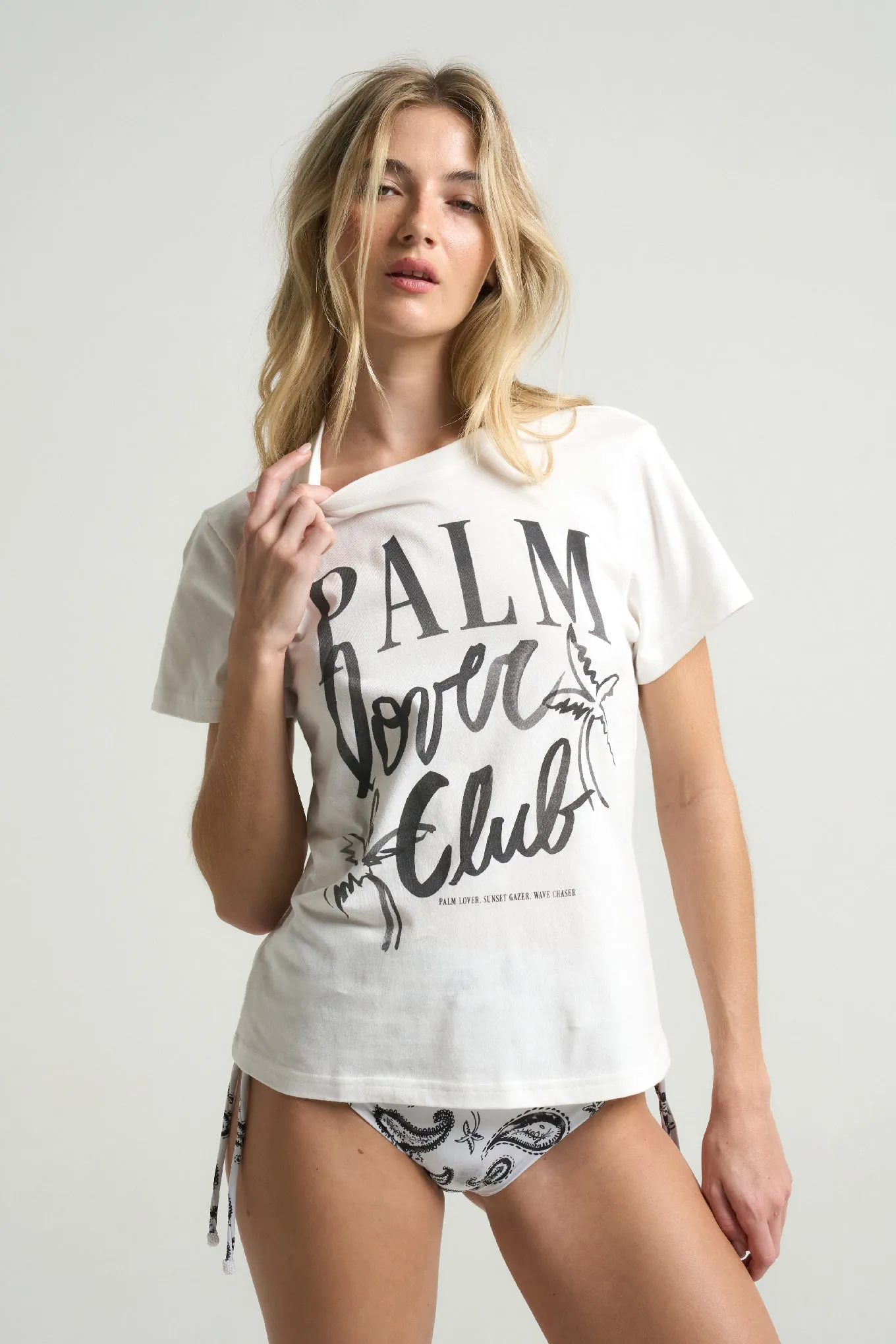 Palm Black Graphic Tee
