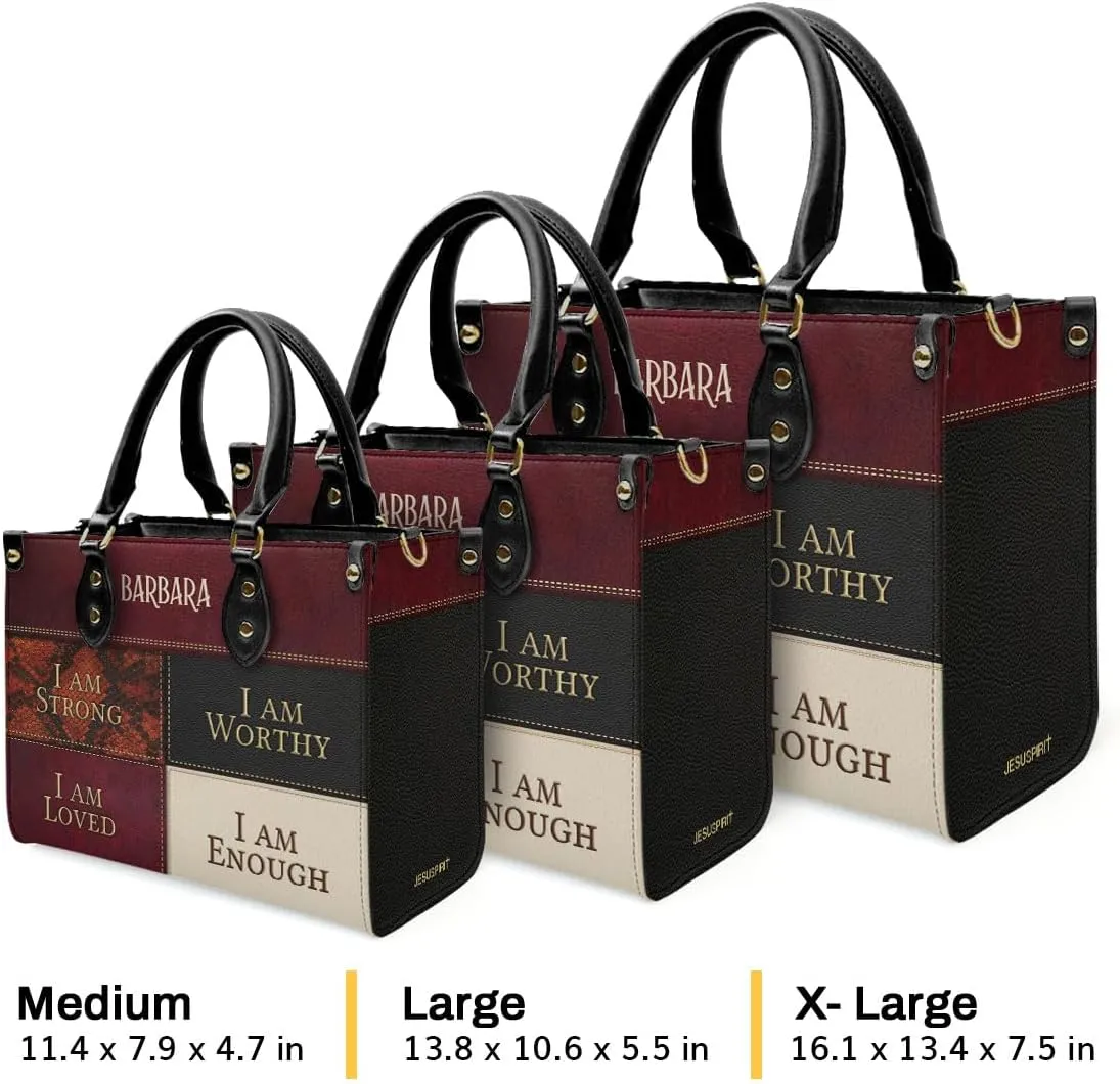 Personalized Leather Handbags For Woman - Christmas Gifts For Women - Christian Gifts