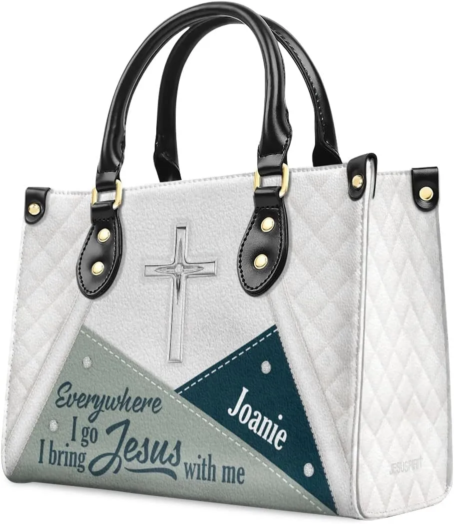 Personalized Leather Handbags For Woman - Christmas Gifts For Women - Christian Gifts