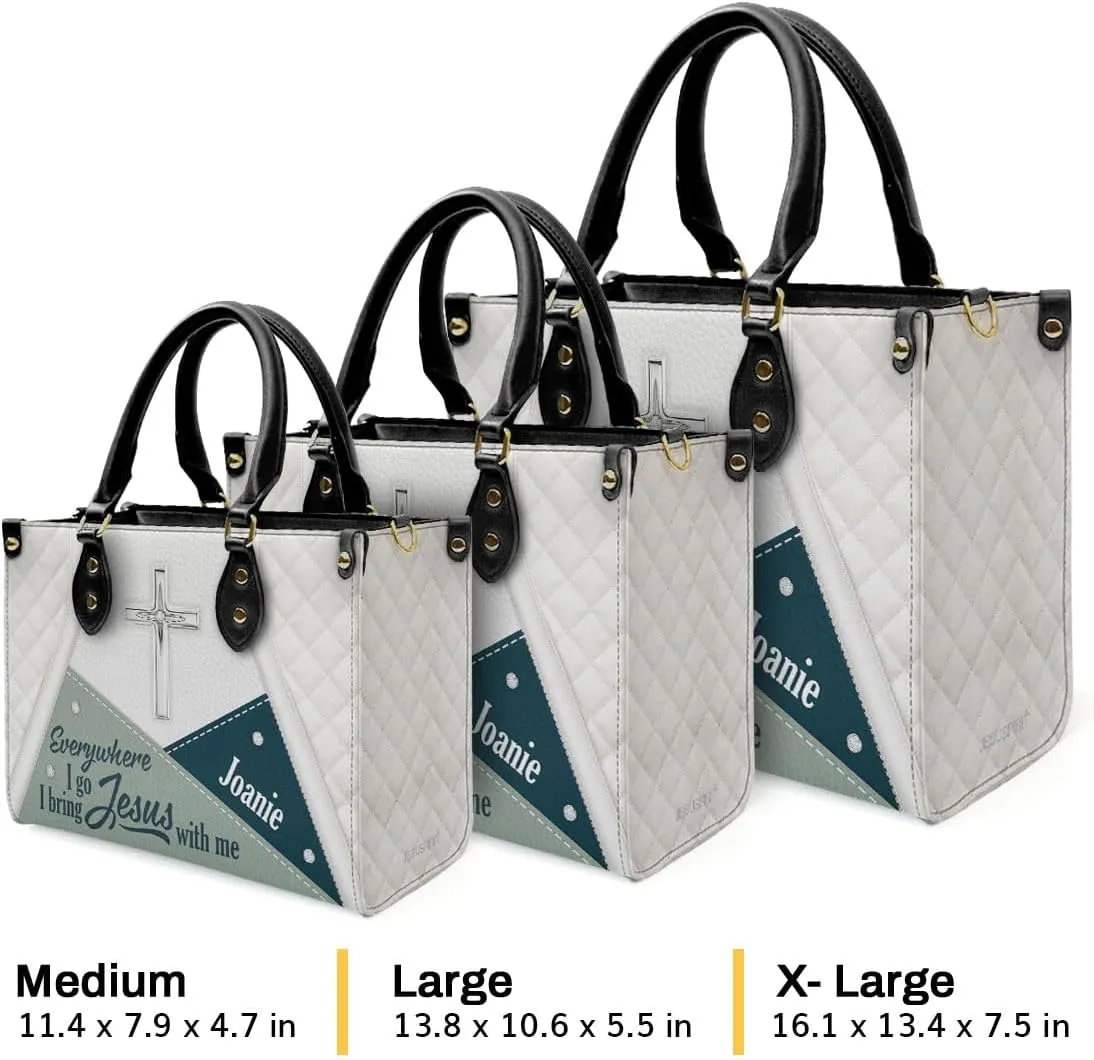 Personalized Leather Handbags For Woman - Christmas Gifts For Women - Christian Gifts