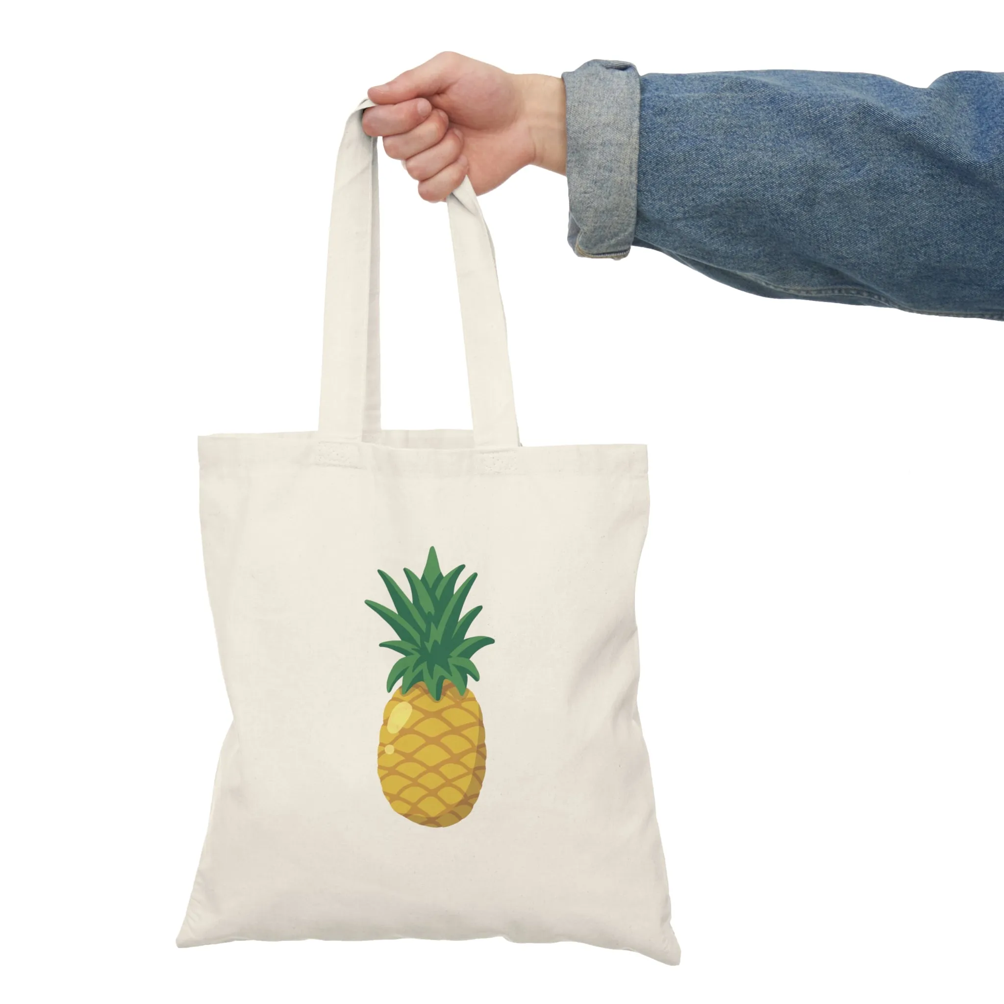 Pineapple - Natural Tote Bag ~ Sharon Dawn Collection