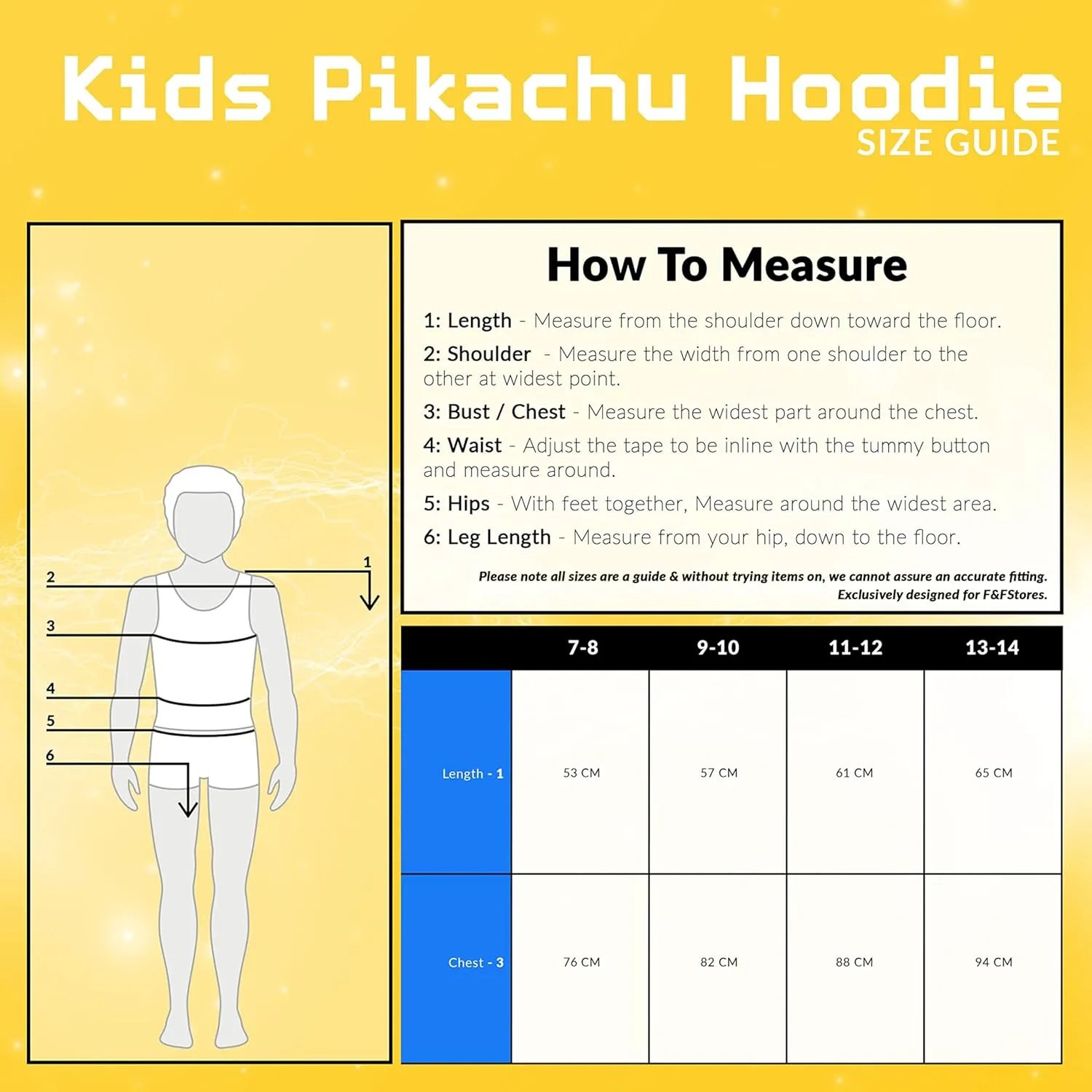 Pokemon Hoodie for Boys & Teens Hooded Sweatshirt Warm Anime Pikachu Sweater