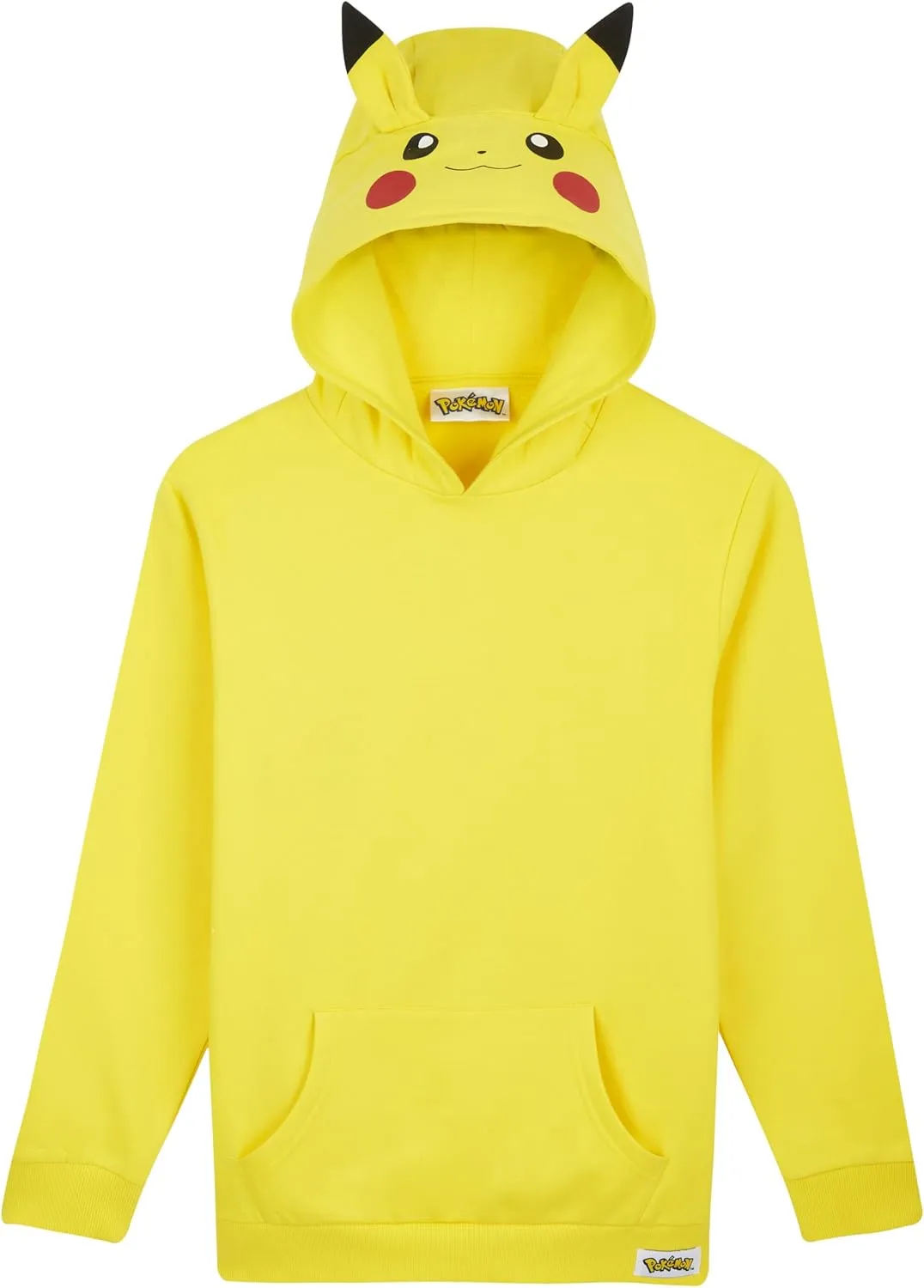 Pokemon Hoodie for Boys & Teens Hooded Sweatshirt Warm Anime Pikachu Sweater