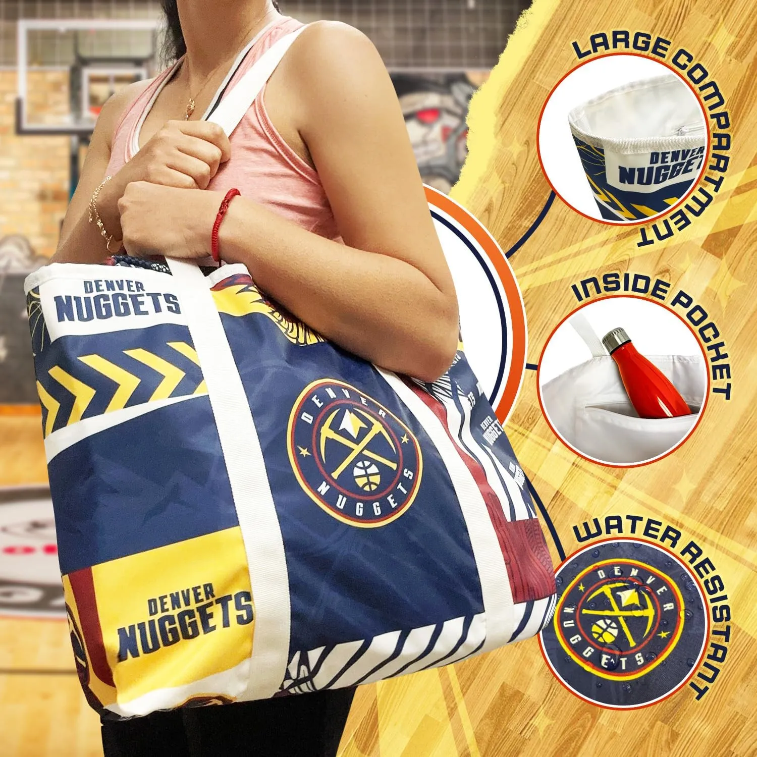 Pro Specialties Group Denver Nuggets Tote TM1854