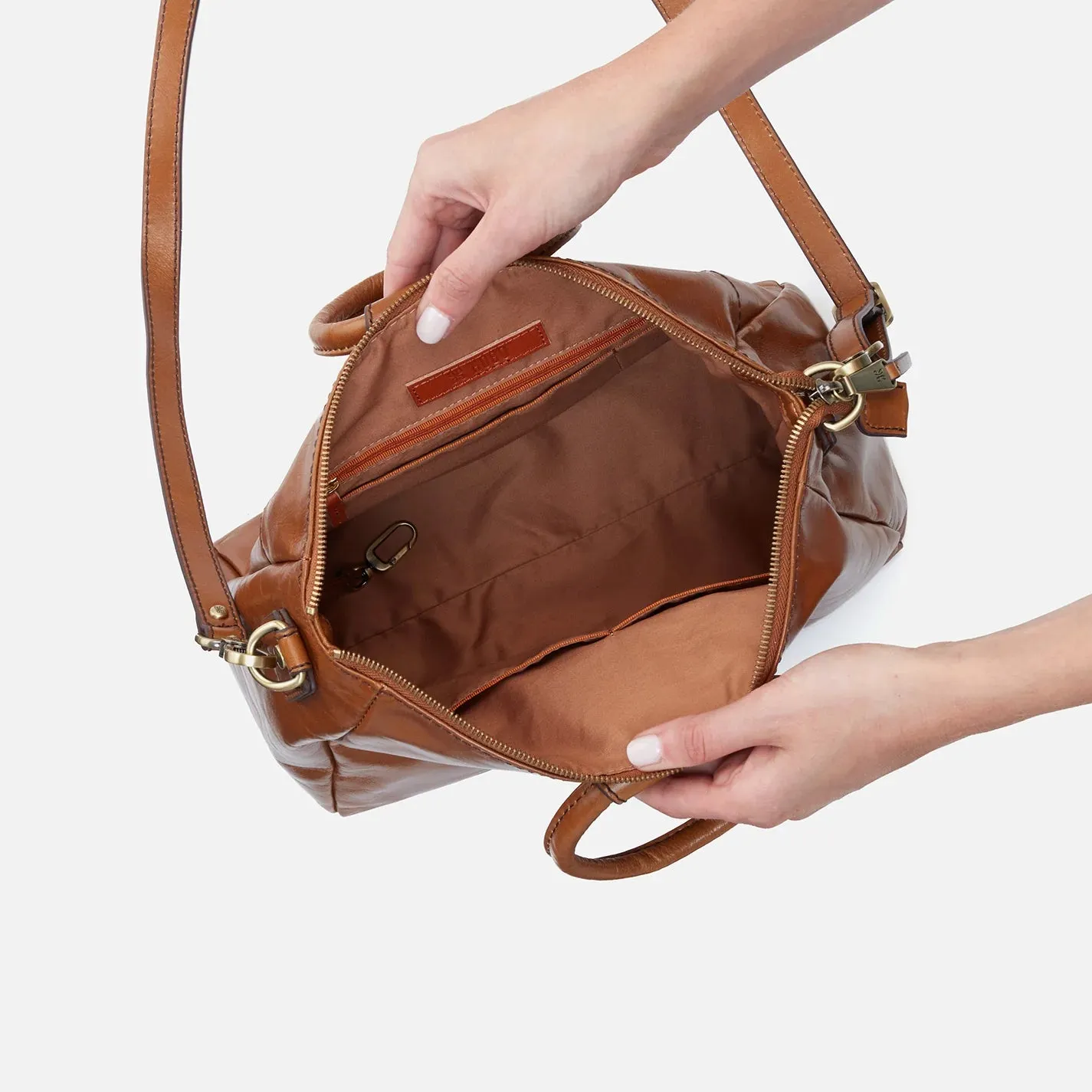 Sheila Medium Satchel by HOBO | Truffle