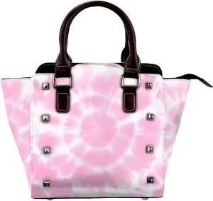 Shoulder Bag for Women Rivet Satchel Faux Leather Handbags Purse Crossbody Bags
