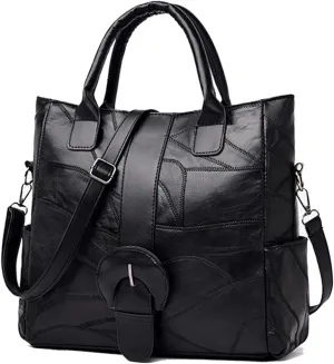 Shoulder PU leather handbags women's tote bags