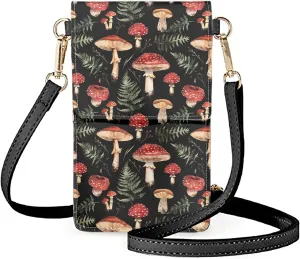 Small Leather Crossbody Bags for Women Cell Phone Purse Over Shoulder Strap