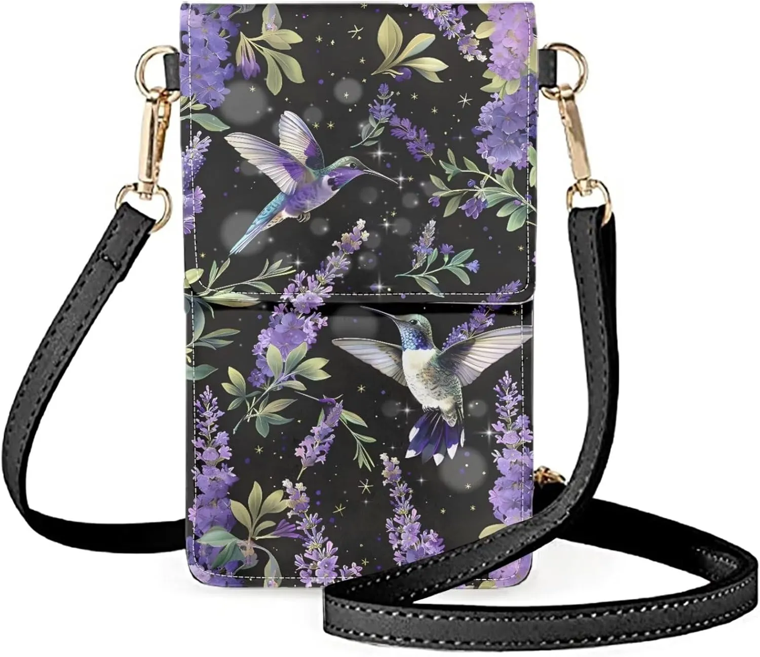 Small Leather Crossbody Bags for Women Cell Phone Purse Over Shoulder Strap