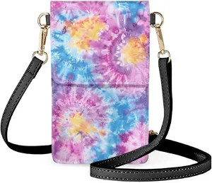 Small Leather Crossbody Bags for Women Cell Phone Purse Over Shoulder Strap