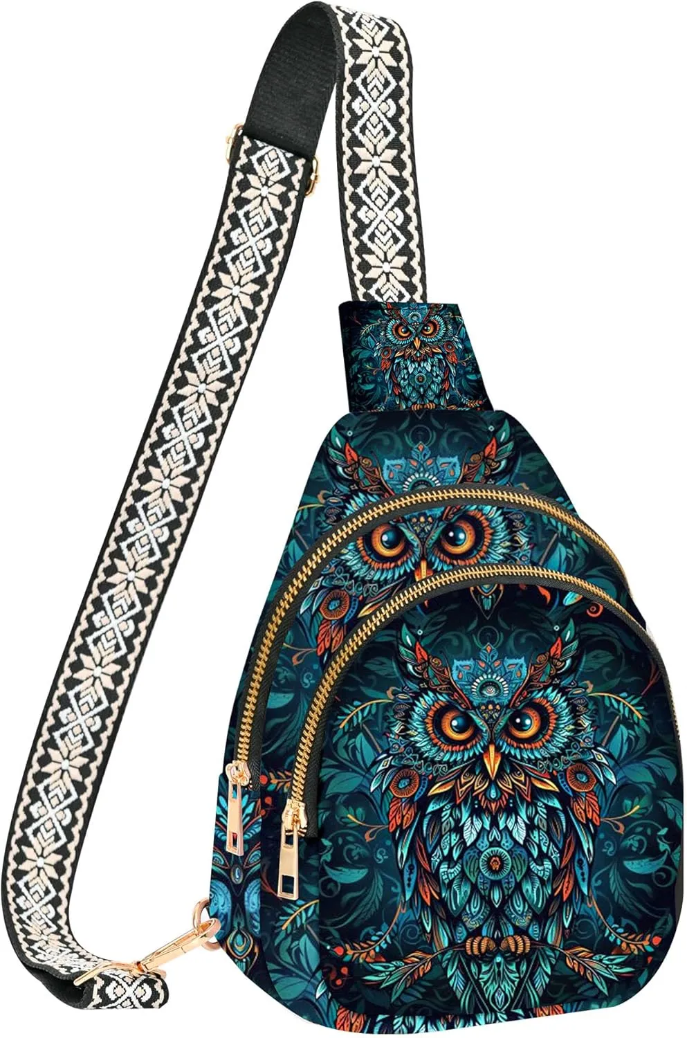 Small Sling Bag for Women Leather Crossbody Bags Sling Backpack for Outdoor Travel