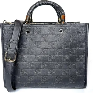 Steve Madden Bjeannee Satchel Bag (Black)