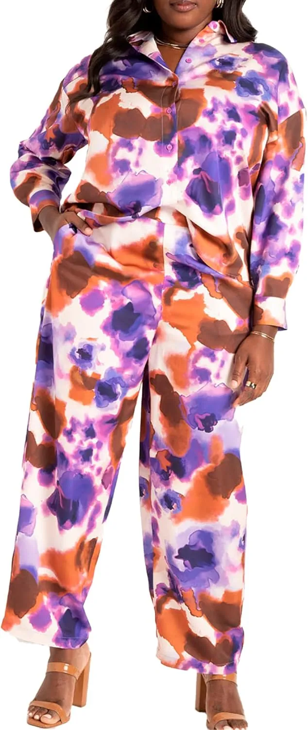 Swim 365 Women's Plus Size Skirted Swim Capri Pant