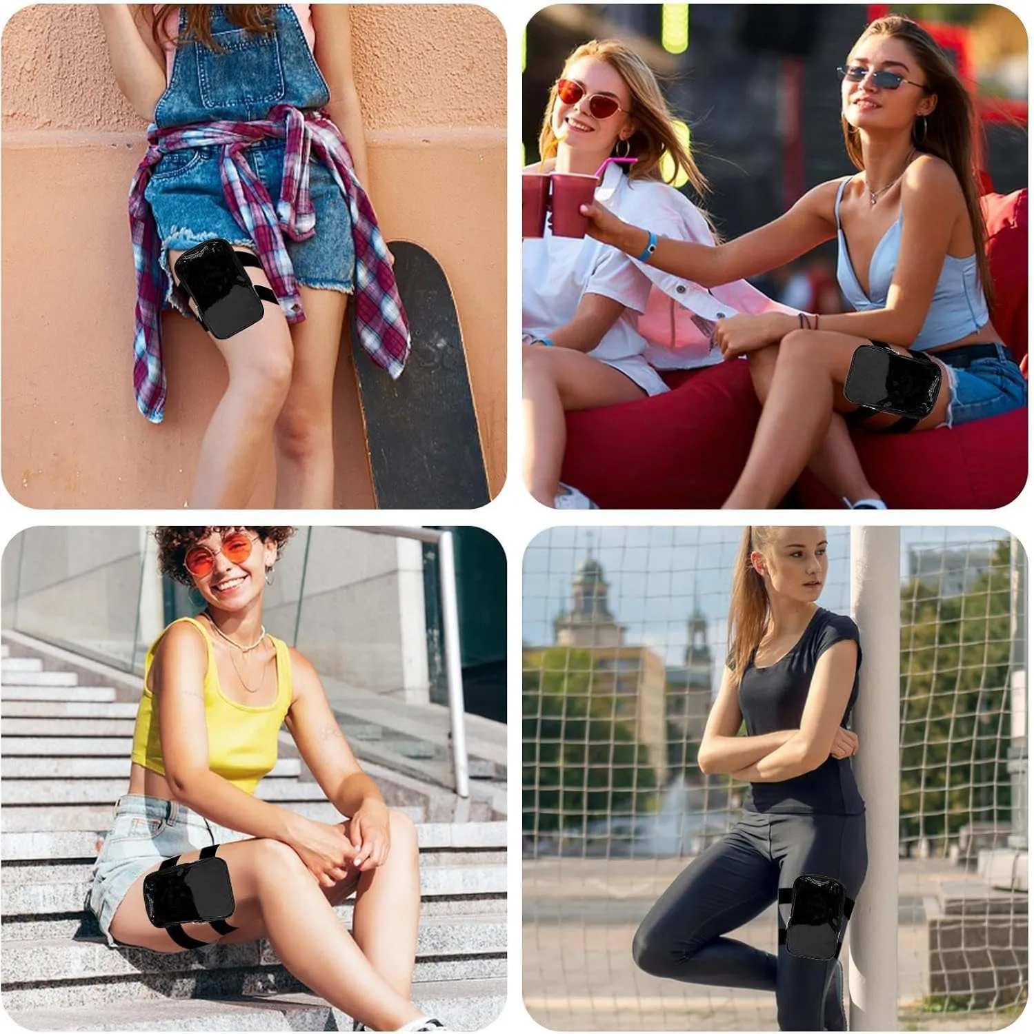 Thigh Bag - Carnival Leg Harness Bag - Outdoor Leg Pouch | Adjustable Harness for Women | Stylish Festival Waist Pouch | Secure Storage for Party & Travel