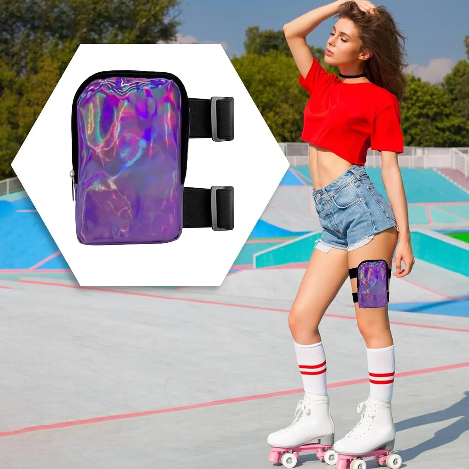 Thigh Bag - Carnival Leg Harness Bag - Outdoor Leg Pouch | Adjustable Harness for Women | Stylish Festival Waist Pouch | Secure Storage for Party & Travel