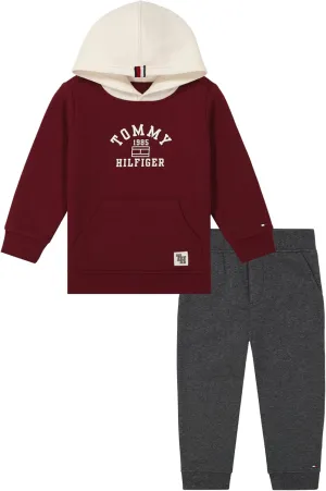 Tommy Hilfiger boys 2pc Fleece Hoodie Pant Set