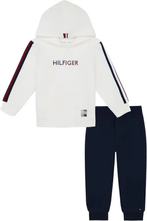 Tommy Hilfiger boys 2pc Fleece Hoodie Pant Set