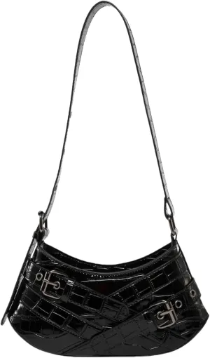 Trendy Shoulder Bag for Women Handbag and Purses Vegan Leather Y2K Underarm Hobos