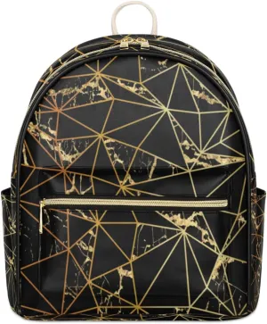 TropicalLife Marble Backpack Purse for Women PU Leather Lightweight Ladies Shoulder Fashion Satchel Bags Travel Casual Daypack Stylish Marble