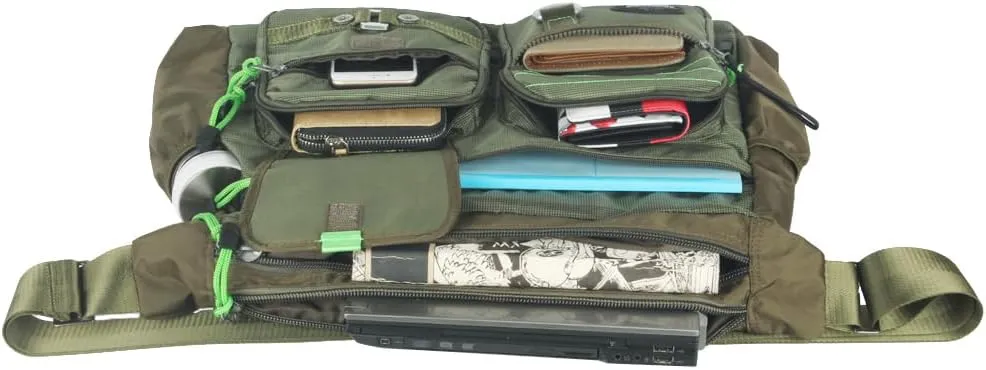 Vertical Messenger Bag, Crossbody Bag, Shoulder Bag Work Satchel for iPad Tablet Kindle