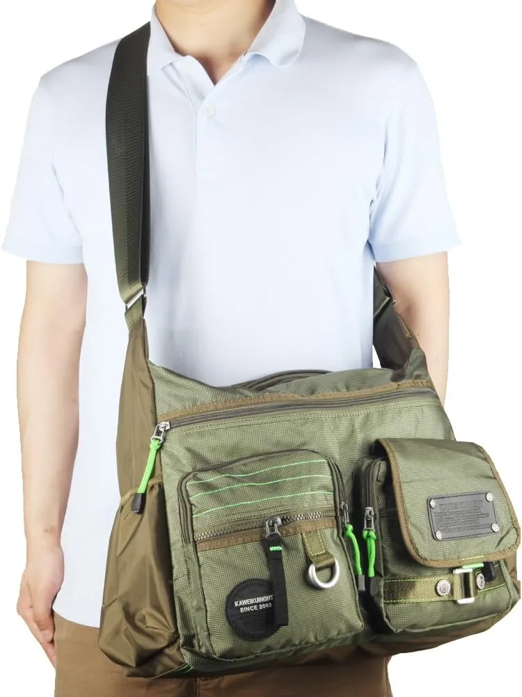 Vertical Messenger Bag, Crossbody Bag, Shoulder Bag Work Satchel for iPad Tablet Kindle