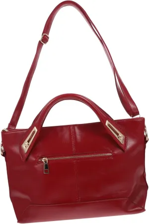 Vintage Oil Waxed Leather Purse Women's Large Shoulder Crossbody Bag Satchel Body Polene Bag for Women