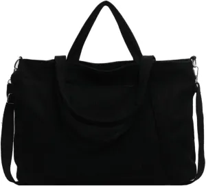 Women Corduroy Tote Bag Hobo Bag Casual Shoulder Bag Crossbody Bag Slouchy Handbag Satchel Purse