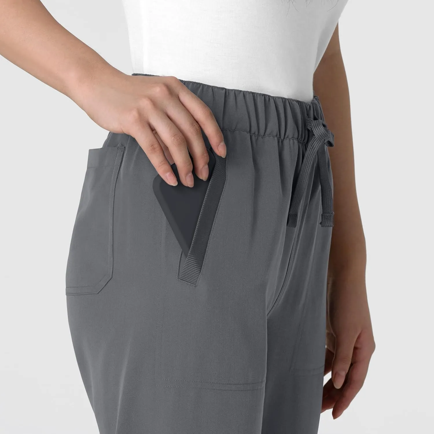 WonderWink Women's Stovepipe High-Low Hem Scrub Pant