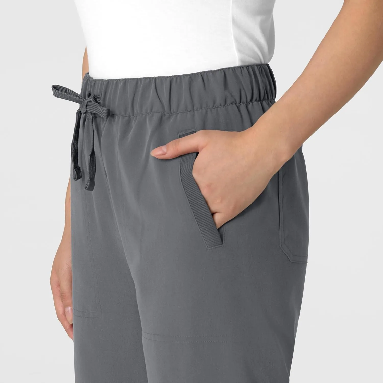 WonderWink Women's Stovepipe High-Low Hem Scrub Pant