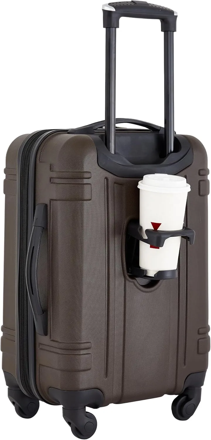 Wrangler Astral Hardside Luggage, Cedar, 20-Inch Carry-On