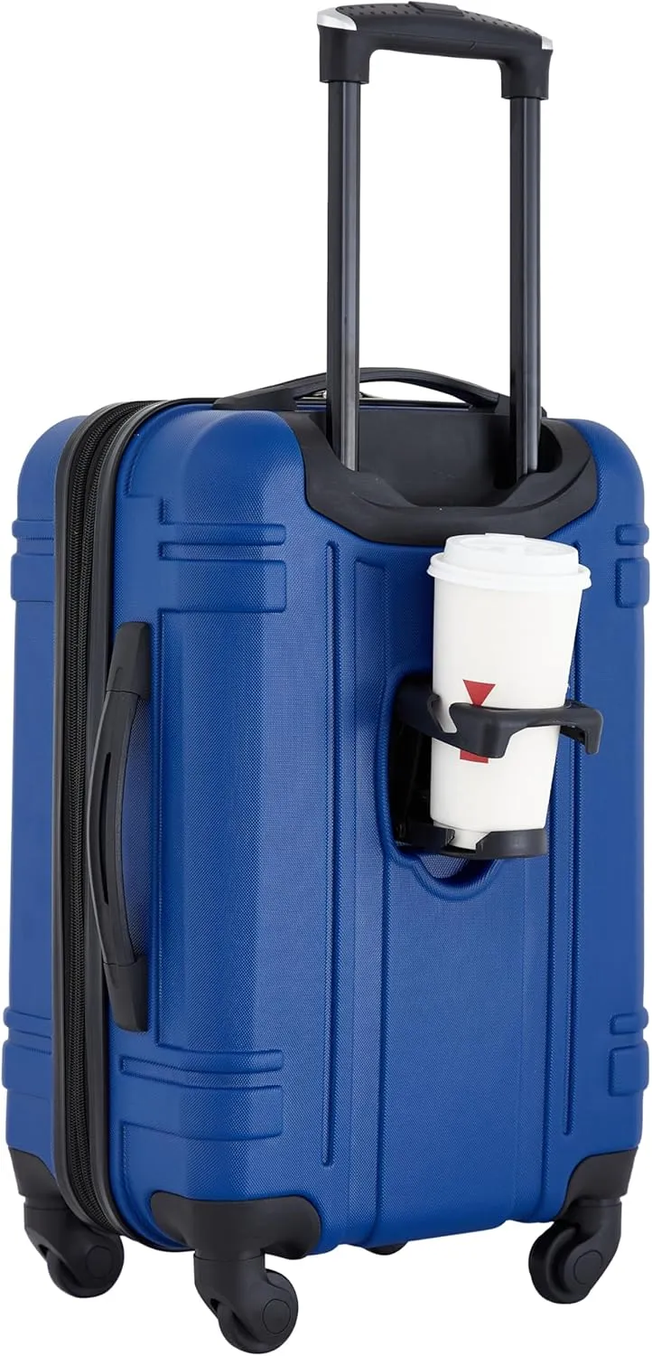 Wrangler Astral Hardside Luggage, Classic Blue, 20-Inch Carry-On