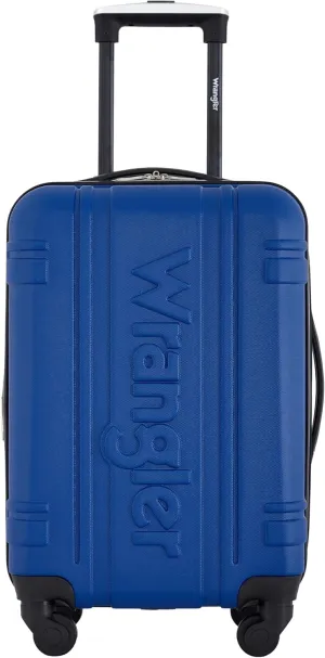 Wrangler Astral Hardside Luggage, Classic Blue, 20-Inch Carry-On